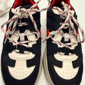 Isabel Marant Red and Black Sneakers